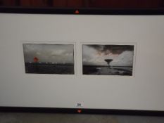 Framed Photographic Art Titled Looking For Directi