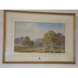 19thC. Framed Landscape Watercolour Titled In The