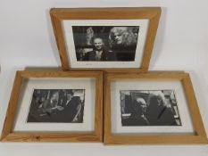 Three Framed Photographs Featuring Diogenes, Leo T