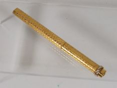 Cartier Gold Plated Ladies Hand Bag Pen
