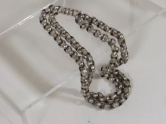 A William IV Silver Double Belcher Chain Dated 183