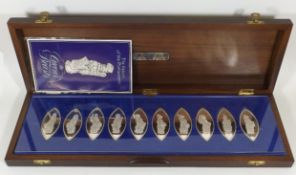 Boxed Set Of 1977 Silver Proof Queens Beast's Meda