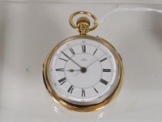 A Gents 18ct Gold Pocket Watch Approx. 125.2g