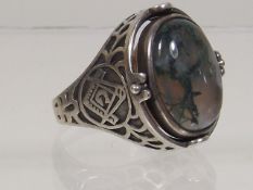A Masonic Flipper Ring