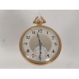 A Gents 1920'S 18ct Gold Pocket Watch Approx. 49.3