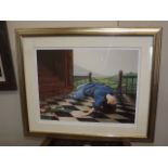 Framed Limited Edition Print Titled Time 95/500 Si