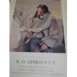 A Robert Lenkiewicz Vagrancy Exhibition Poster Sig