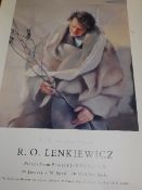 A Robert Lenkiewicz Vagrancy Exhibition Poster Sig