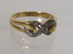 An 18ct Diamond Ring, Lacking One Stone