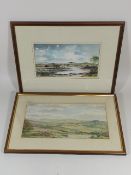 Two Dartmoor Watercolours, One Signed C. Rex James