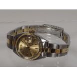 A Ladies Rolex Oyster Perpetual Date Wristwatch, S