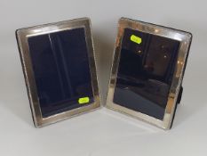A Pair Of Hallmarked Silver Photo Frames