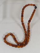 A Set Of Antique Amber Beads Approx. 46.9g Inclusi