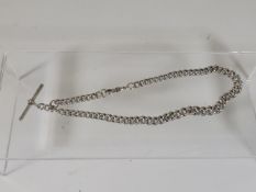 A Silver Albert Chain Approx. 45.3g