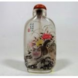 A Chinese Internally Painted Snuff Bottle With Sto