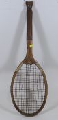 Fish Tail Tennis Racket By Clapshaw & Cleave Of No