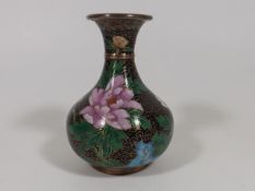 A Small 20thC. Cloisonne Vase