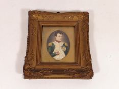 A Miniature Watercolour On Ivory Of A Young Napole