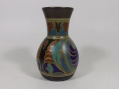 A Gouda Pottery Vase