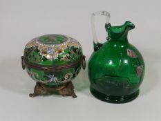 Two Pieces Of Victorian Glassware