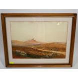 A Pair Of Framed Dartmor Watercolours By J. Bate