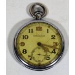 A Jaeger-LeCoultre Military Issued Pocket Watch A/