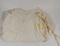 An Antique Silk Christening Gown & Bonnet