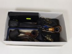 A Boxed Quantity Of Mostly Astley Pipes & Accessor