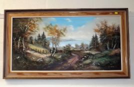John Corocan Framed Oil Painting