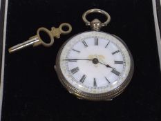 A Silver Ladies Pocket Watch