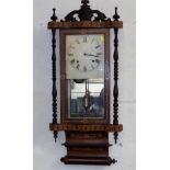 A Decorative 19thC. Pendulum Wall Clock