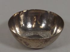 A Islamic Silver Bowl