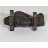 A Metal Chocolate Fish Mould