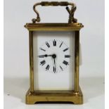 A Brass Carriage Clock