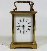 A Brass Carriage Clock