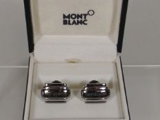 A Set Of Mont Blanc Cuff Links