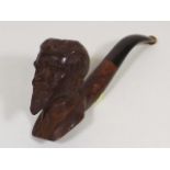 A Carved Pipe Depicting Phillipe VIII
