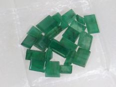 Approx. 21 Emeralds