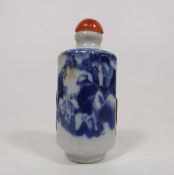 An Antique Chinese Porcelain Snuff Bottle With Cor
