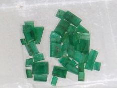 Approx. 40 Emeralds