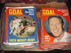 A Boxed Quantity Of 1960'S Football Magazines