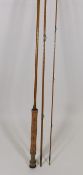 An Allcock Sapper Three Piece Split Cane Rod