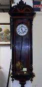 A 19thC. Mahogany Cased Vienna Wall Clock