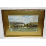 Early 20thC. Watercolour Of Country Landscape Sign