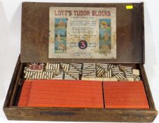 1930'S Lotts Tudor Blocks Child's Building Game