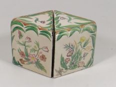A Pair Of Antique Tile Bookends