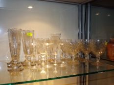 A Quantity Of Antique Drinking Glasses