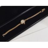 A Ladies 9ct Gold Wristwatch