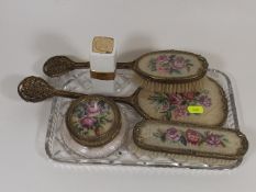 A Vintage Dressing Table Set With Coco Chanel Perf