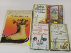 Three Adrian Mole Books & Two Others Issued Direct